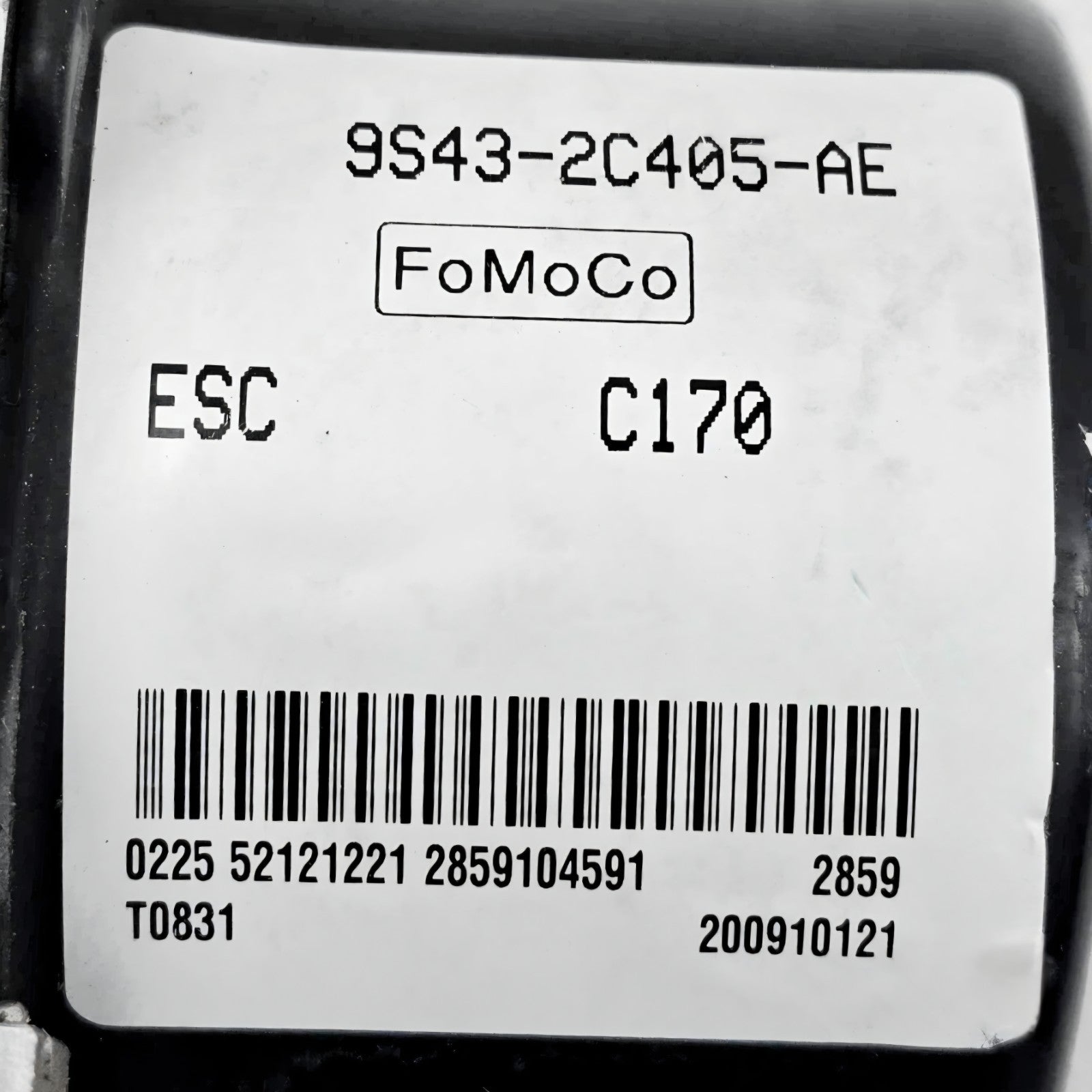 OEM 2009 Ford Focus, from 12/08, ABS Pump Assembly Control Brake Anti-Lock