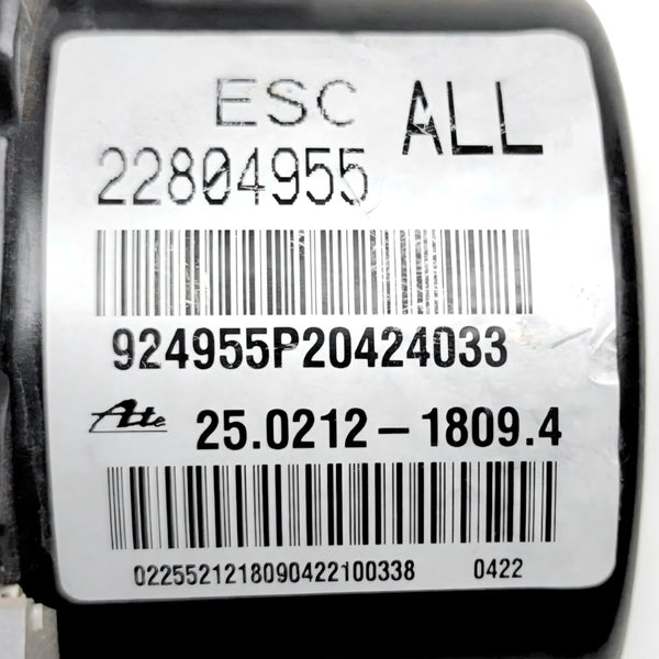 OEM 2012 Chevrolet Equinox/ GMC Terrain Anti-lock Brake Pump Assembly ABS Part