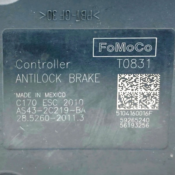 OEM 2010-2011 Ford Focus, ABS Pump Assembly Control Brake Anti-Lock