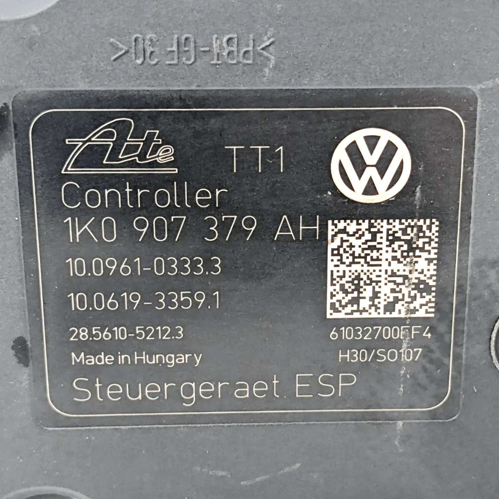 OEM 2010 VW Jetta, Anti-lock ABS Pump Brake Anti Lock Module Hydraulic Assembly