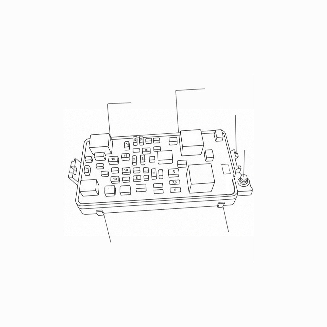 OEM 00-01 Aurora/Lesabre, Engine Fusebox Relay Module Fuse Box Junction Block
